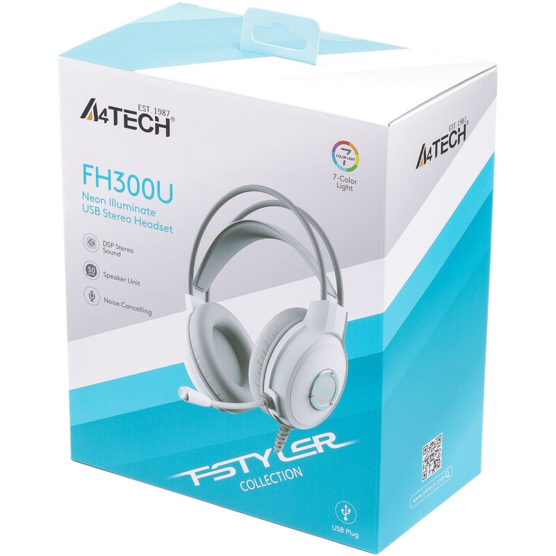 Гарнитура A4Tech FH300U White