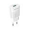 Фото - Мережевий зарядний пристрій Grand-X CH-17WL (1xUSB 2.1А) White + кабель Lightning | click.ua