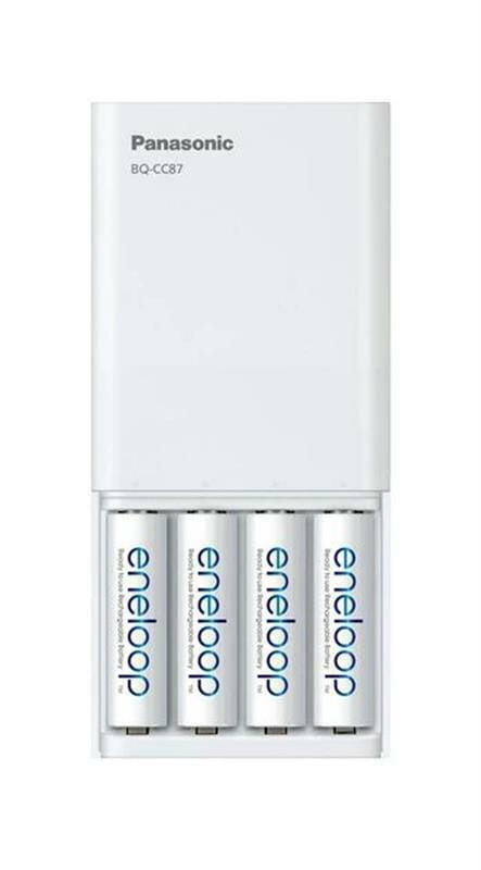 Зарядное устройство Panasonic USB in/out с функцией Power Bank+4AA 2000 mAh