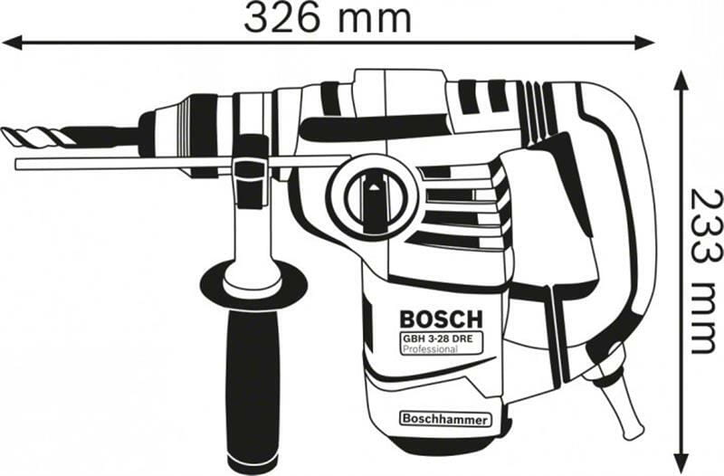 Купити Перфоратор Bosch GBH 3-28 DRE (061123A000) Перфоратор Bosch GBH 3-28 DRE (061123A000)