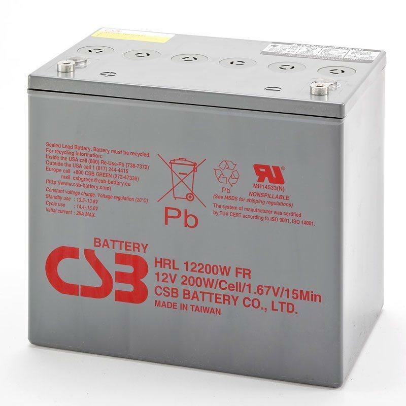 Акумуляторна батарея CSB 12V 52AH (HRL12200WFR) AGM
