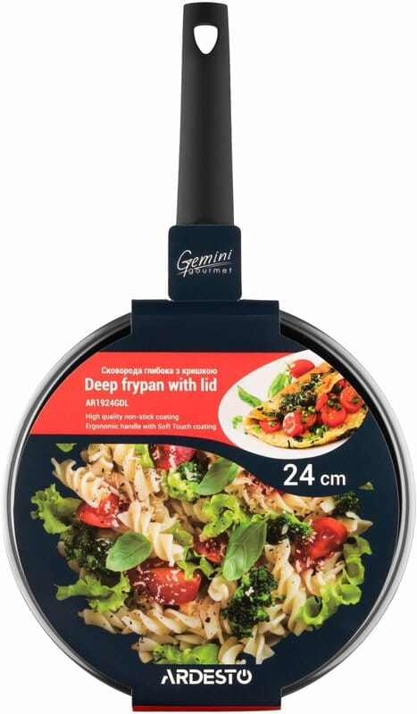 Сковорода с крышкой Ardesto Gemini Gourmet Viareggio 24 см (AR1924GDL)