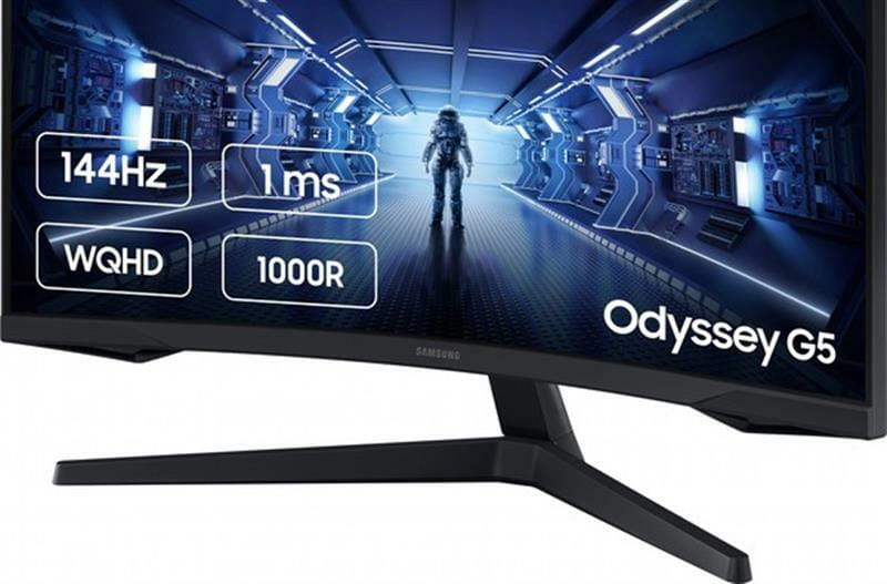 Монітор Samsung 31.5" Odyssey G5 (LC32G55TQBIXCI) VA Black Curved