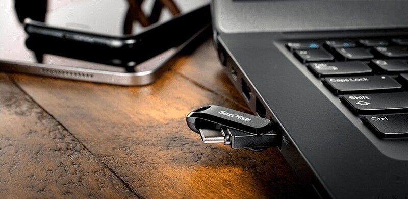 Флеш-накопитель USB 32GB Type-C SanDisk Dual Drive Go Black (SDDDC3-032G-G46)