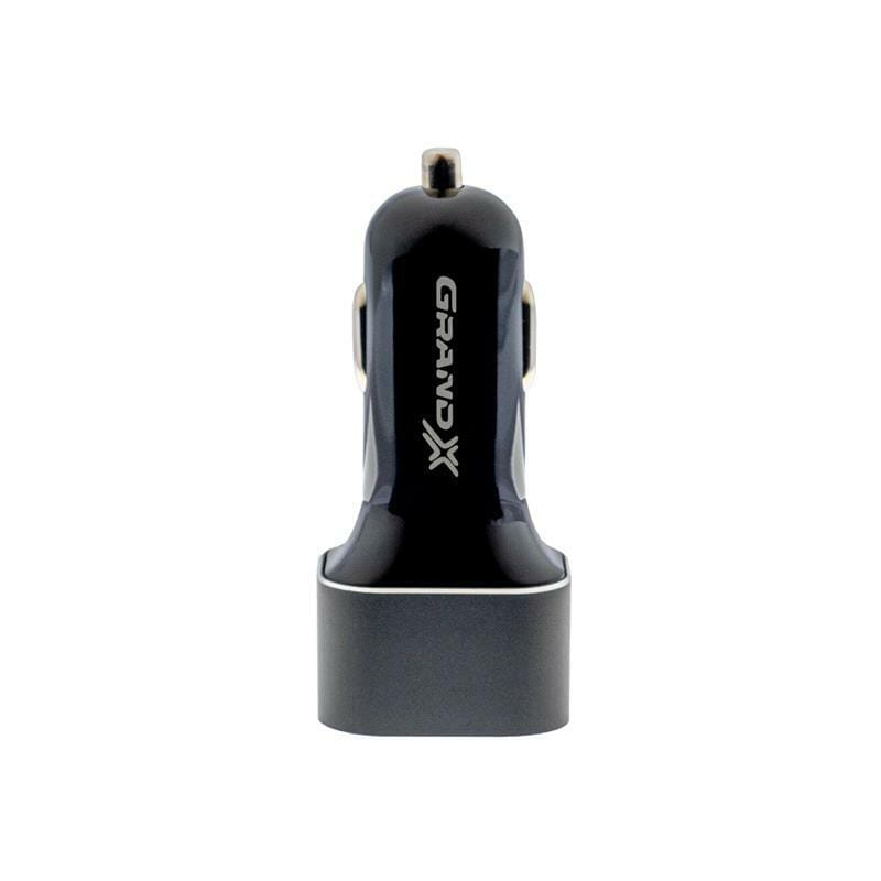 Автомобильное зарядное устройство Grand-X (1хTypeC, 1хUSB3.1) PD 3.0, QС 3.0, AFC, FCP 36W Black (CH-29)