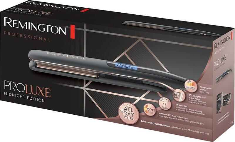 Утюжок (выпрямитель) для волос Remington S9100B PROluxe Midnight Edition