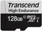 Фото - Карта памяти MicroSDXC 128GB UHS-I/U1 Class 10 Transcend 350V + SD-адаптер (TS128GUSD350V) | click.ua