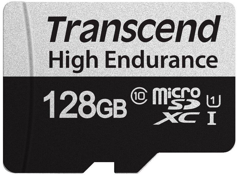 Карта памяти MicroSDXC 128GB UHS-I/U1 Class 10 Transcend 350V + SD-адаптер (TS128GUSD350V)