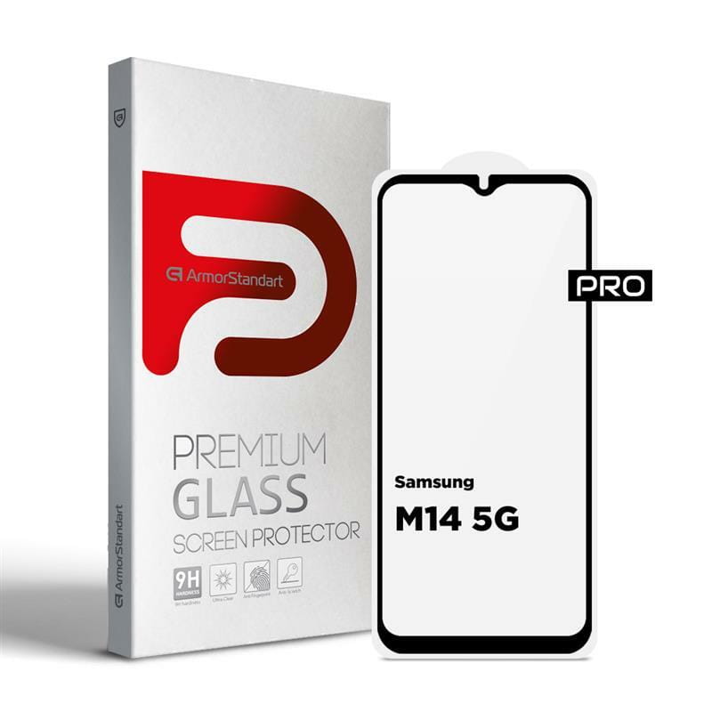Защитное стекло Armorstandart Pro для Samsung Galaxy M14 SM-M146 Black (ARM66667)