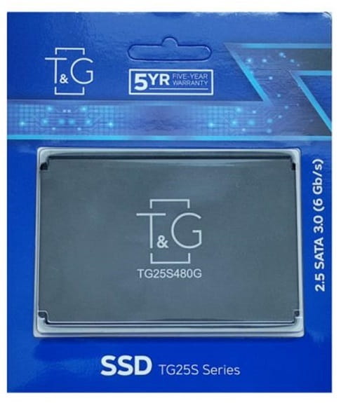 Накопитель SSD  480GB T&G 2.5" SATAIII 3D TLC (TG25S480G)