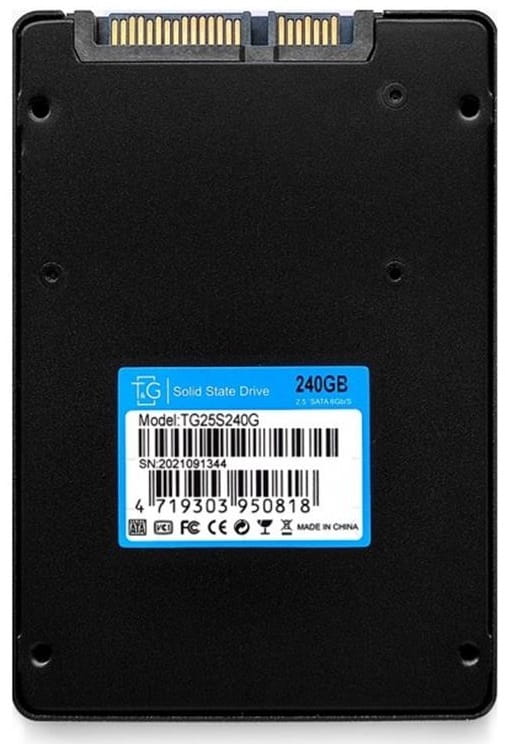 Накопитель SSD  240GB T&G 2.5" SATAIII 3D TLC (TG25S240G)