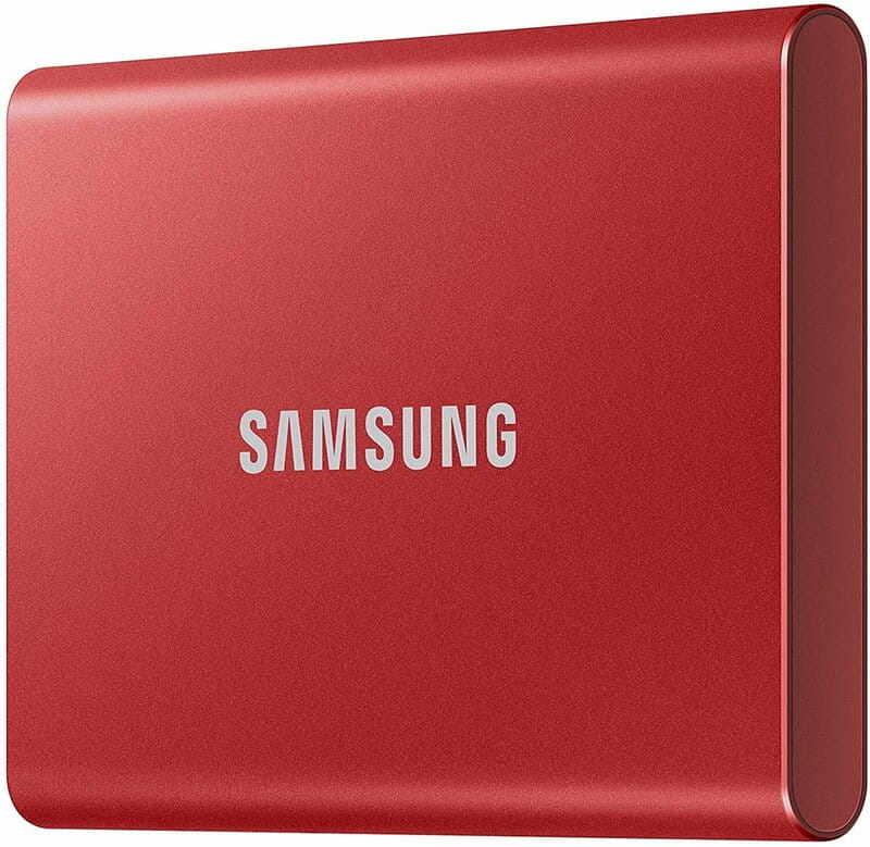 Накопичувач зовнішній SSD 2.5" USB 2.0TB Samsung T7 Red (MU-PC2T0R/WW)