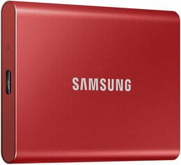 Купить Накопитель внешний SSD 2.5" USB 2.0TB Samsung T7 Red (MU-PC2T0R/WW) Накопитель внешний SSD 2.5" USB 2.0TB Samsung T7 Red (MU-PC2T0R/WW)