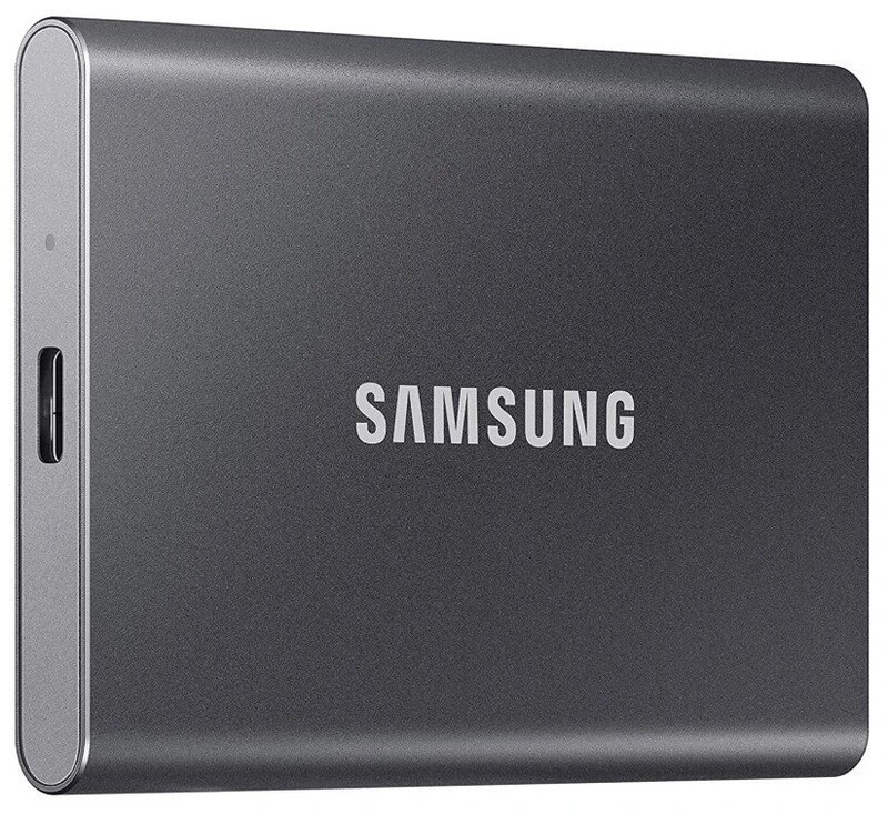 Накопичувач зовнішній SSD 1TB Samsung T7 Titan Gray (MU-PC1T0T/WW)