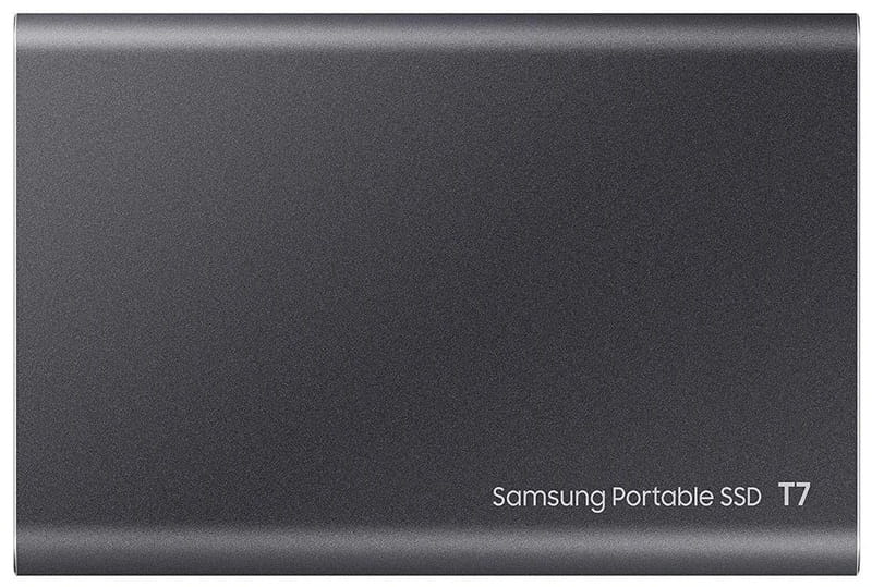 Накопитель внешний SSD 2.5" USB 1.0TB Samsung T7 Titan Gray (MU-PC1T0T/WW)