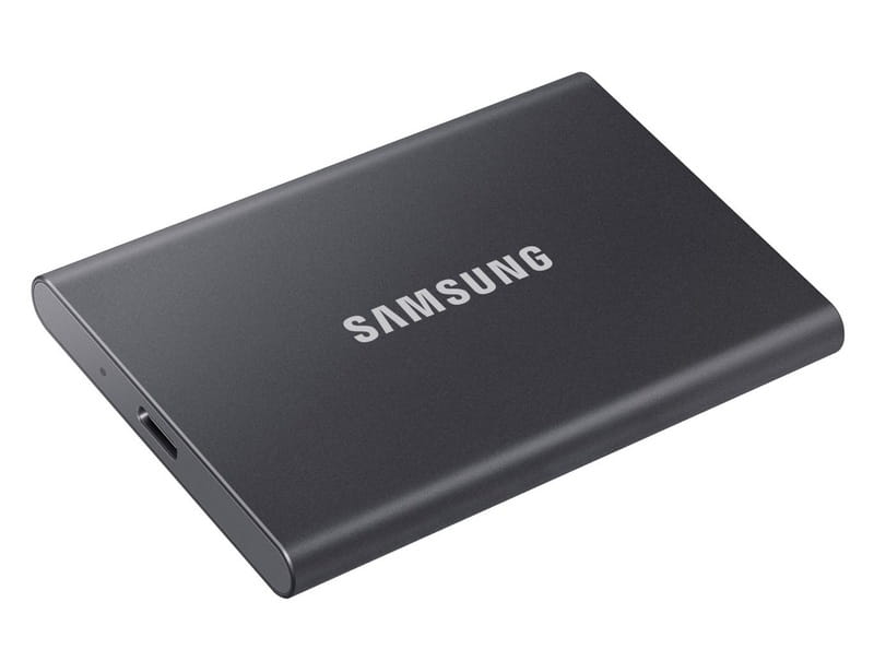 Накопитель внешний SSD 2.5" USB 1.0TB Samsung T7 Titan Gray (MU-PC1T0T/WW)