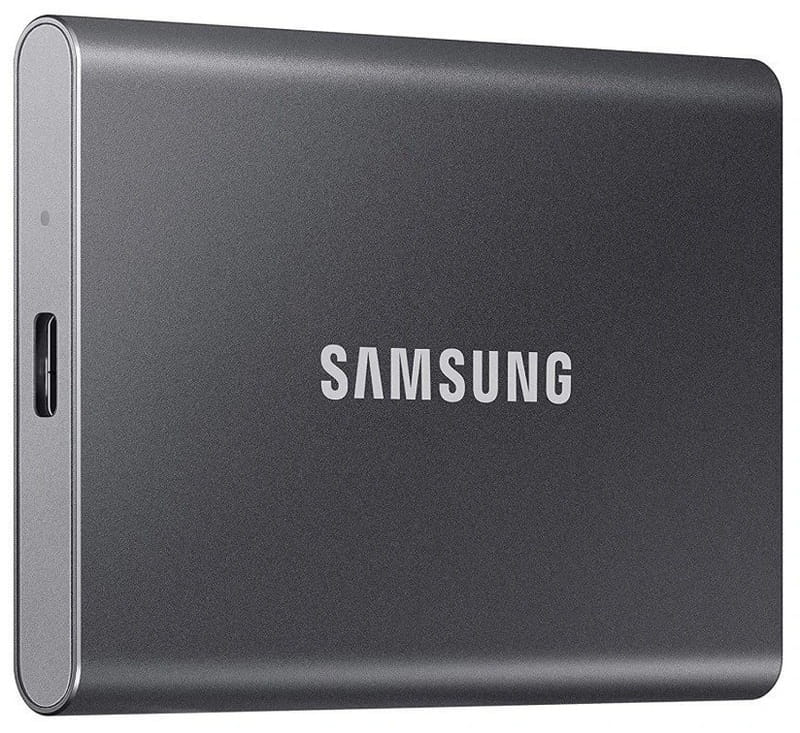 Накопитель внешний SSD 2.5" USB 1.0TB Samsung T7 Titan Gray (MU-PC1T0T/WW)
