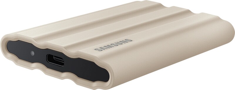 Накопичувач зовнішній SSD 1TB Samsung T7 Shield Beige (MU-PE1T0K/EU)