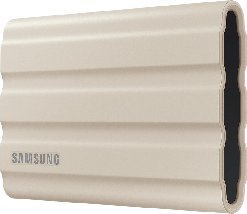 Накопичувач зовнішній SSD 1TB Samsung T7 Shield Beige (MU-PE1T0K/EU)