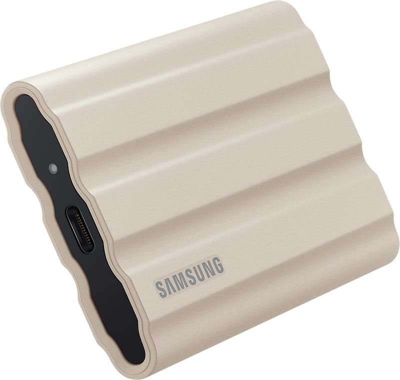 Накопитель внешний SSD 2.5" USB 1.0TB Samsung T7 Shield Beige (MU-PE1T0K/EU)