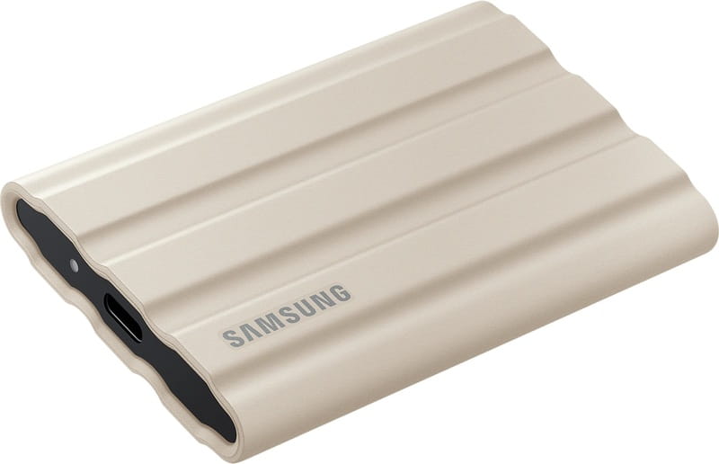 Накопитель внешний SSD 2.5" USB 2.0TB Samsung T7 Shield Beige (MU-PE2T0K/EU)