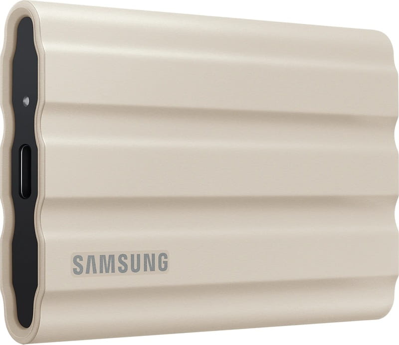 Накопитель внешний SSD 2.5" USB 2.0TB Samsung T7 Shield Beige (MU-PE2T0K/EU)