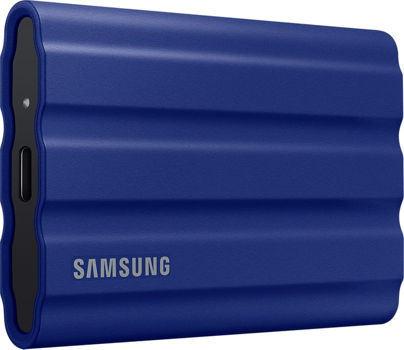 Накопитель внешний SSD 2.5" USB 1.0TB Samsung T7 Shield Blue (MU-PE1T0R/EU)