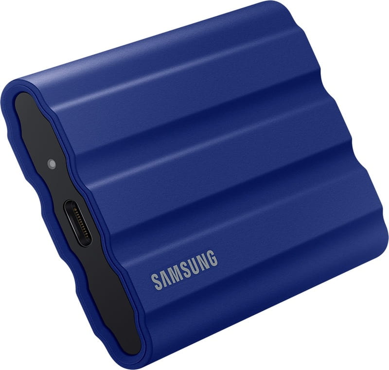 Накопитель внешний SSD 2.5" USB 1.0TB Samsung T7 Shield Blue (MU-PE1T0R/EU)