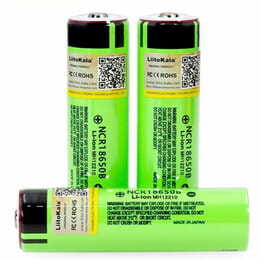 Аккумулятор LiitoKala 18650 Li-Ion 3400 mAh Green (с защитой)