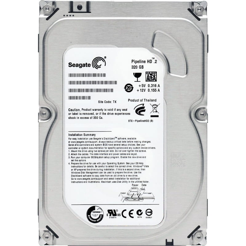 Накопитель HDD SATA  320GB Seagate 5900rpm 16MB (ST3320413CS) Refurbished