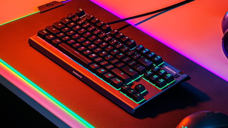 Клавиатура SteelSeries Apex 3 TKL USB (64831)