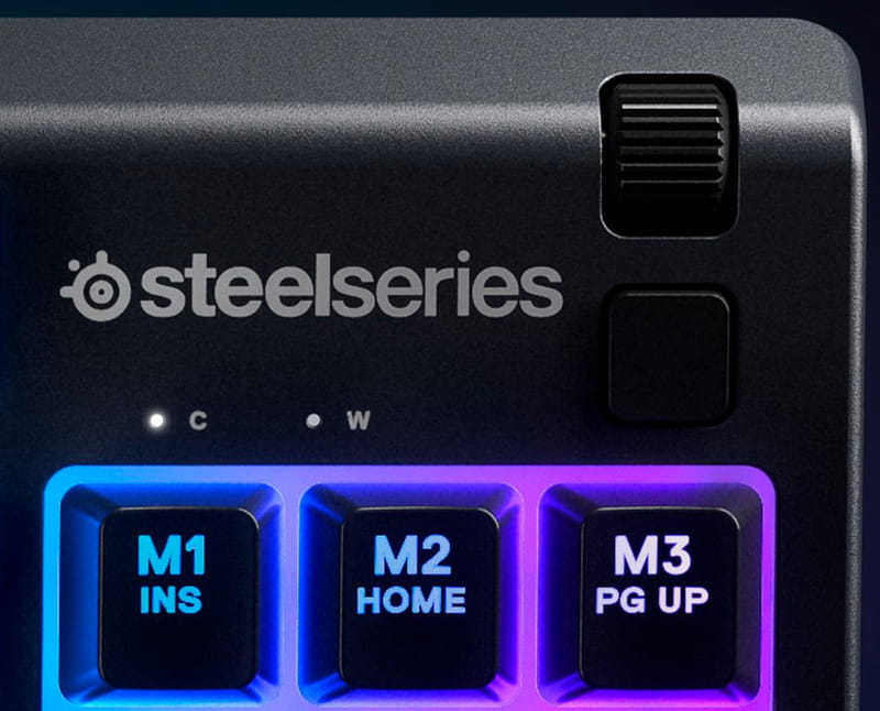 Клавиатура SteelSeries Apex 3 TKL USB (64831)