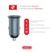 Фото - Автомобильное зарядное устройство Intaleo CCGQPD250 (2USB, 3A) Grey (1283126559518) | click.ua