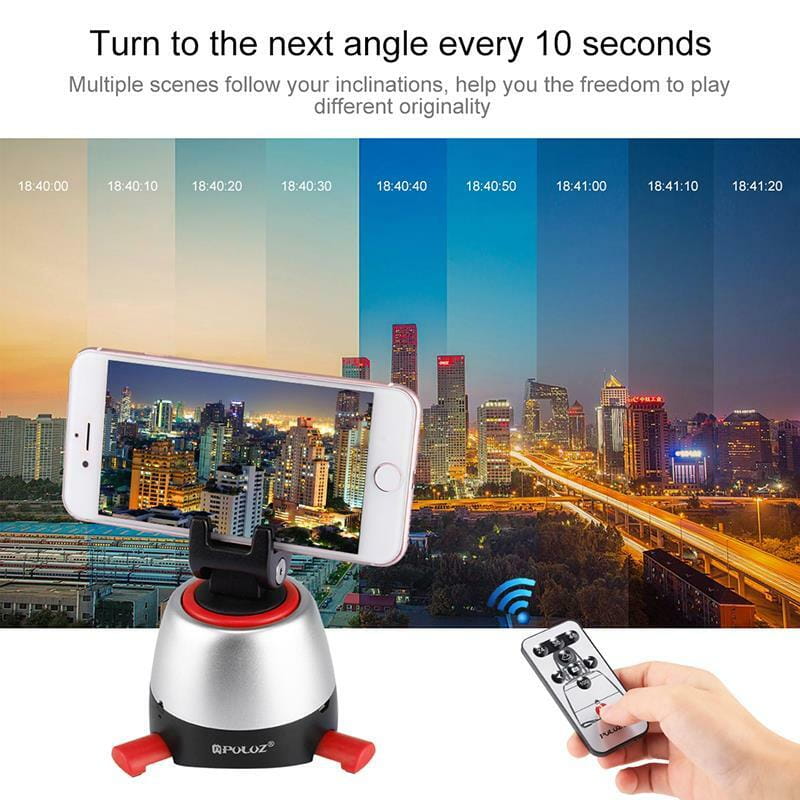 Головка для панорамної зйомки Puluz PU360R, червоний (PU360R)