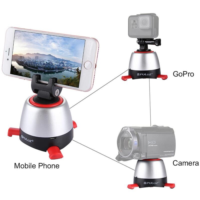 Головка для панорамной съемки Puluz PU360R, красный (PU360R)