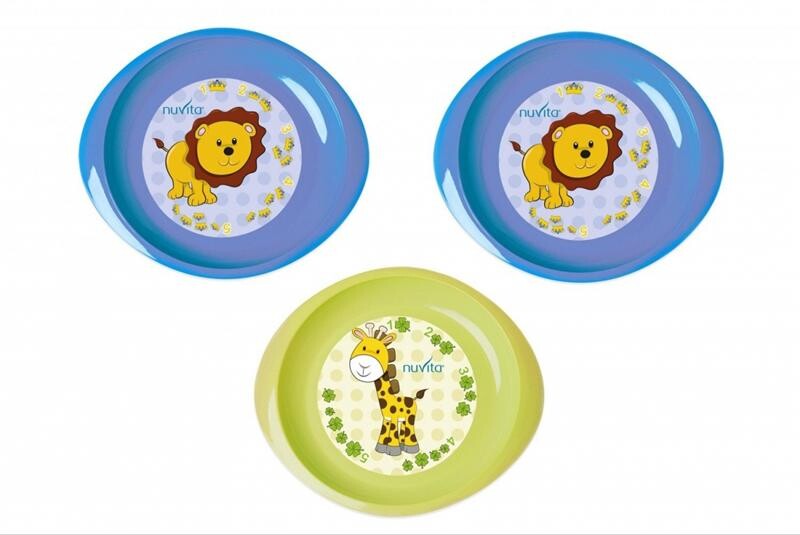 Набор детских тарелок Nuvita NV1428 Blue