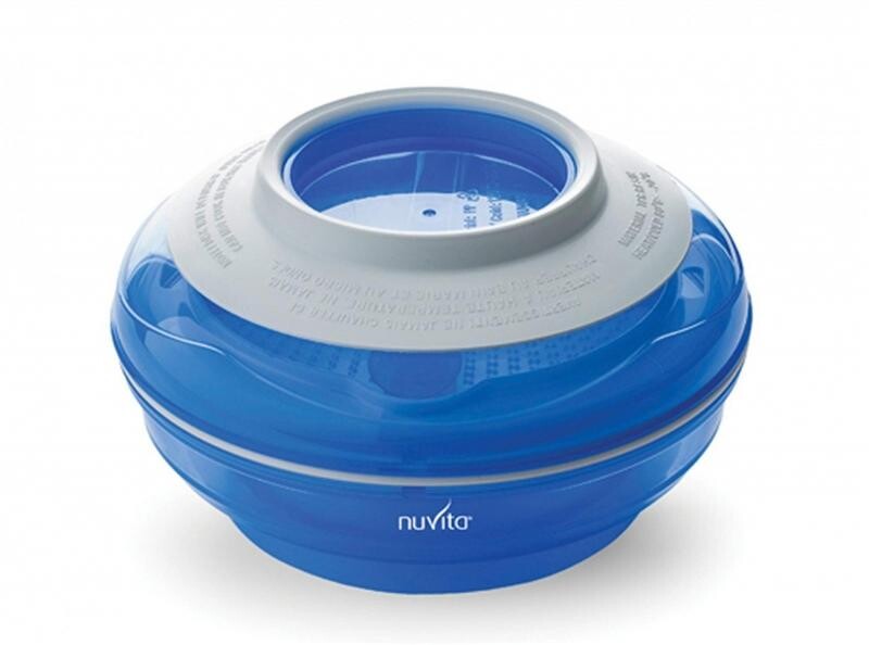 Детская тарелка Nuvita 4в1 NV1465 Blue