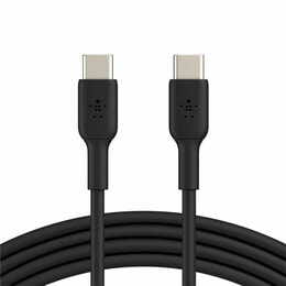 Кабель Belkin USB Type-C-USB Type-C, 1м Black (CAB003BT1MBK)