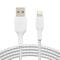 Фото - Кабель Belkin Braided USB-Lightning, 2м White (CAA002BT2MWH) | click.ua