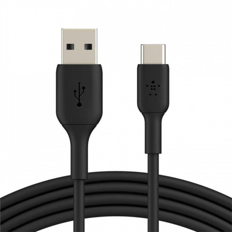 Кабель Belkin USB-USB Type-C, 2м Black (CAB001BT2MBK)