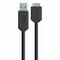 Фото - Кабель Belkin USB - micro USB Type-B V3.0 (M/M), 5 Gbps, 0.9 м, Black (F3U166bt03-BLK) | click.ua