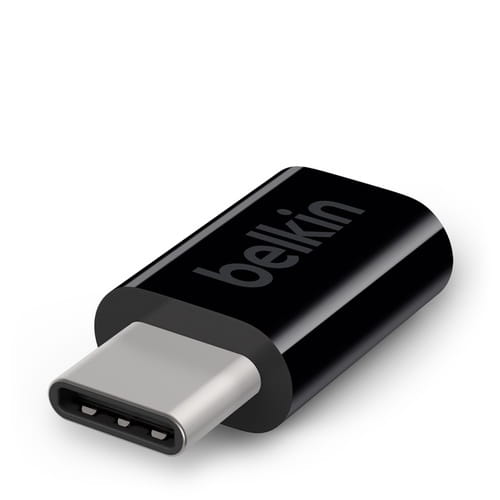 Фото - Кабель Belkin Адаптер  USB Type-C - micro USB (M/F) Black  F2CU058BT (F2CU058BTBLK)