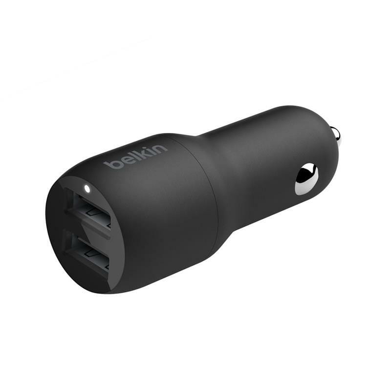 Автомобільний зарядний пристрій Belkin (2xUSB 2.4A) Black (CCB001BTBK)