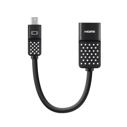 Фото - Кабель Belkin Адаптер  mini DisplayPort - HDMI (M/F), 0.12 м, Black  F2 (F2CD079bt)