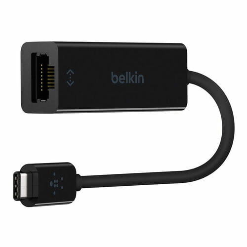 Photos - Network Card Belkin Мережева карта USB-C-RJ-45 Gigabit Ethernet  F2CU040btBLK (F2CU040btBLK)