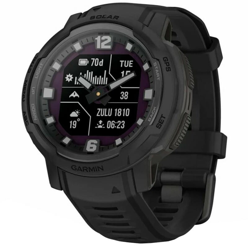 Смарт-годинник Garmin Instinct Crossover Solar Tactical Black (010-02730-00)