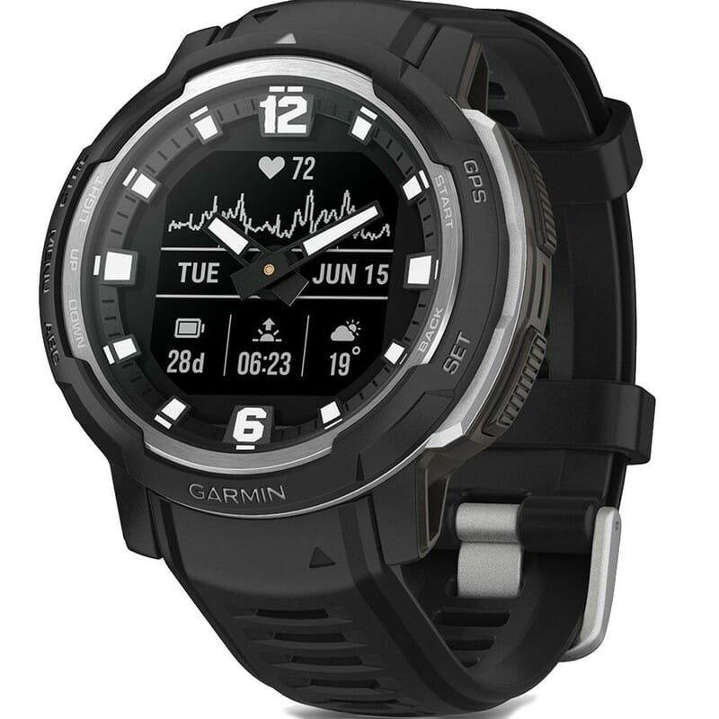 Смарт-годинник Garmin Instinct Crossover Solar Graphite (010-02730-01)