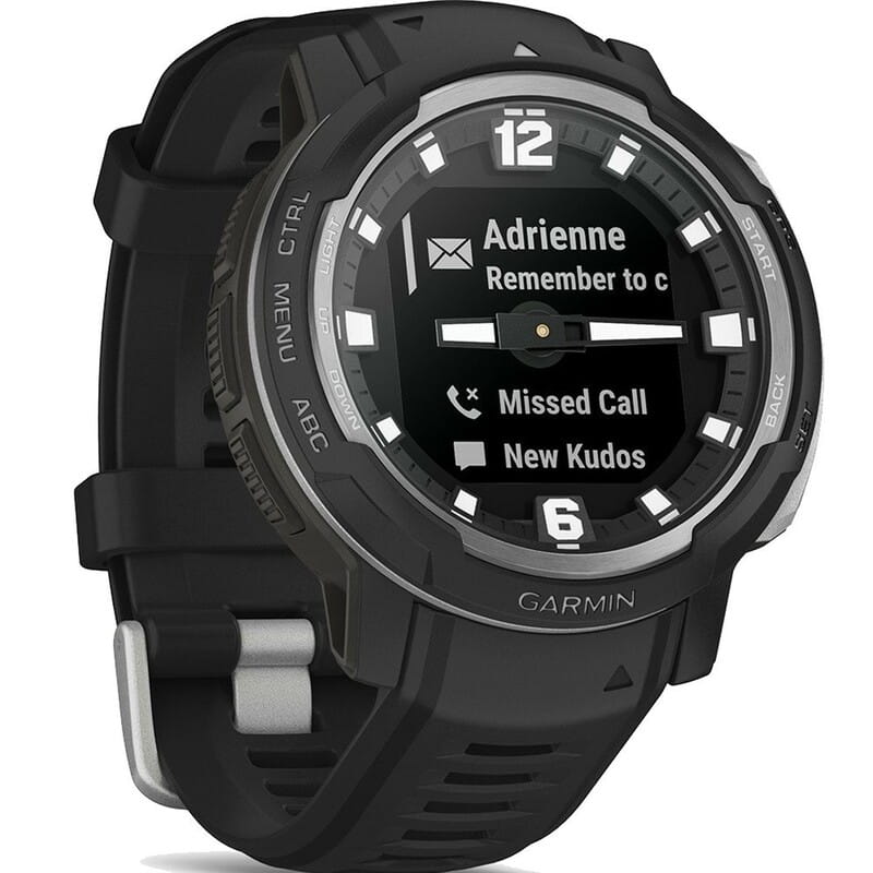 Смарт-годинник Garmin Instinct Crossover Solar Graphite (010-02730-01)
