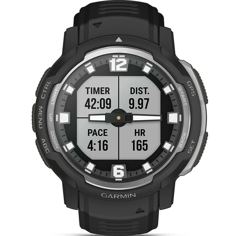 Смарт-годинник Garmin Instinct Crossover Solar Graphite (010-02730-01)