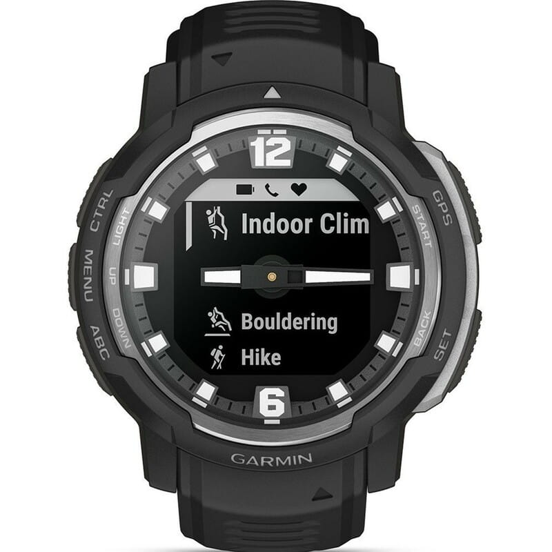 Смарт-годинник Garmin Instinct Crossover Solar Graphite (010-02730-01)